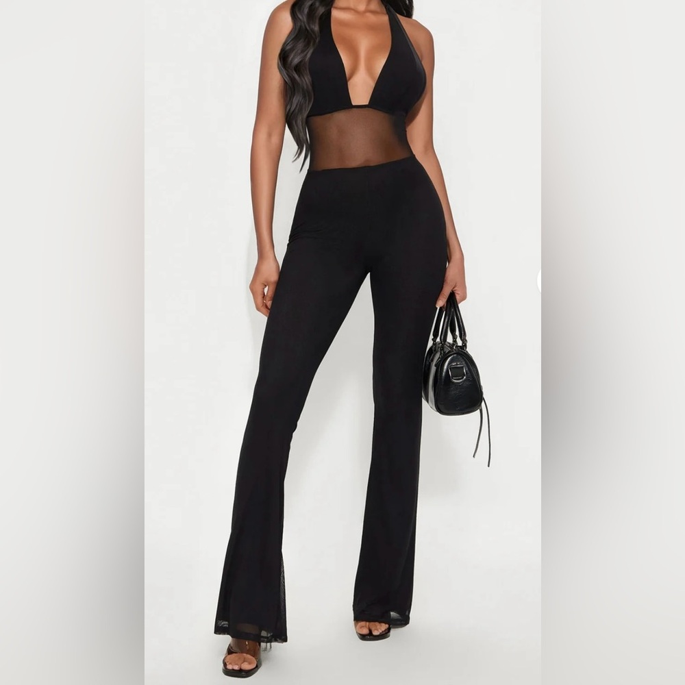 Valentina Mesh Cut Out Jumpsuit